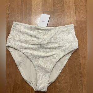 Onia Women’s Swim Bottom Size M – Cream/White – NWT